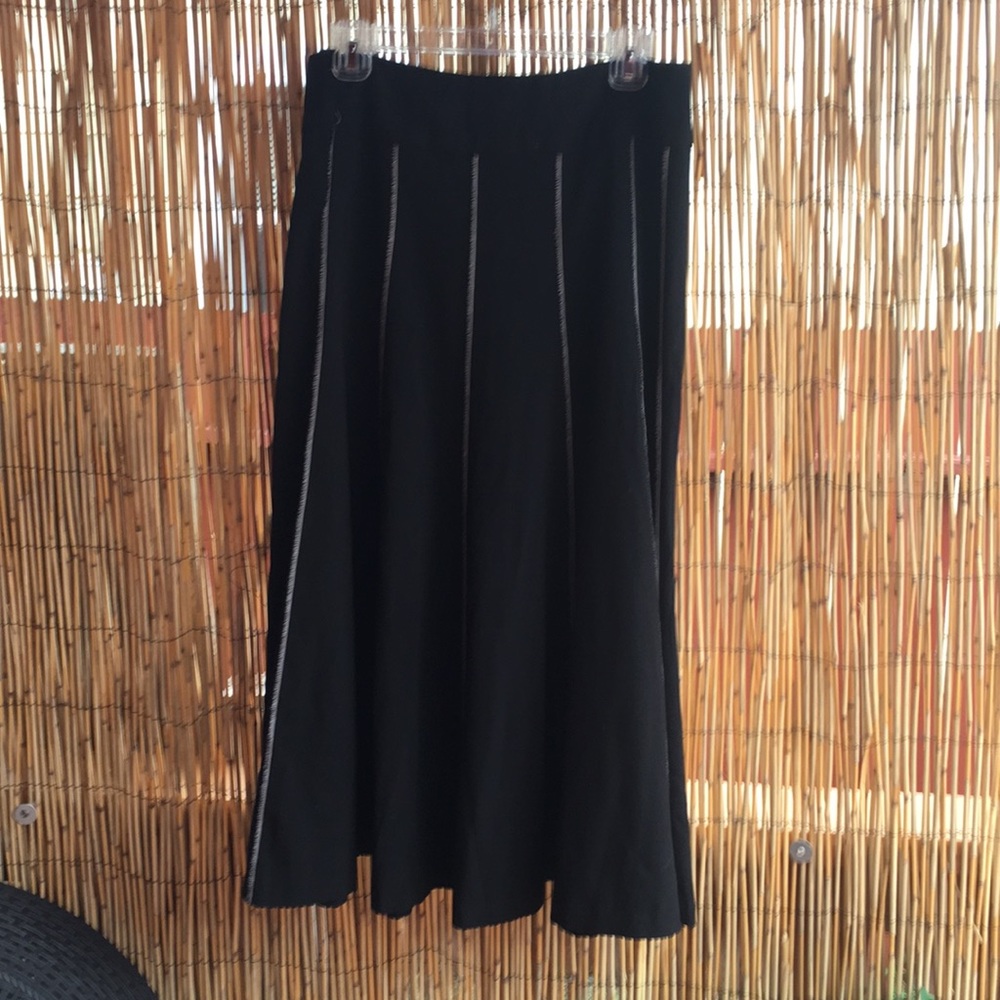 Sunny Leigh 12p Black A Line Skirt